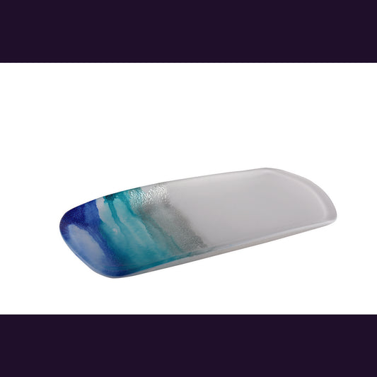 RECTANGULAR BOWL OCEAN 28x14CM