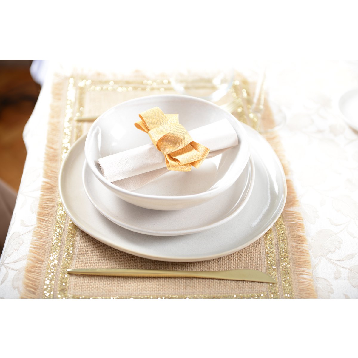 WHITE DINNER PLATE