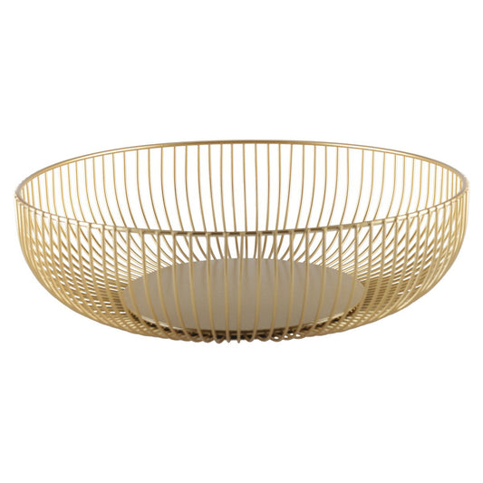 GOLDEN WIRE BASKET 28 CM