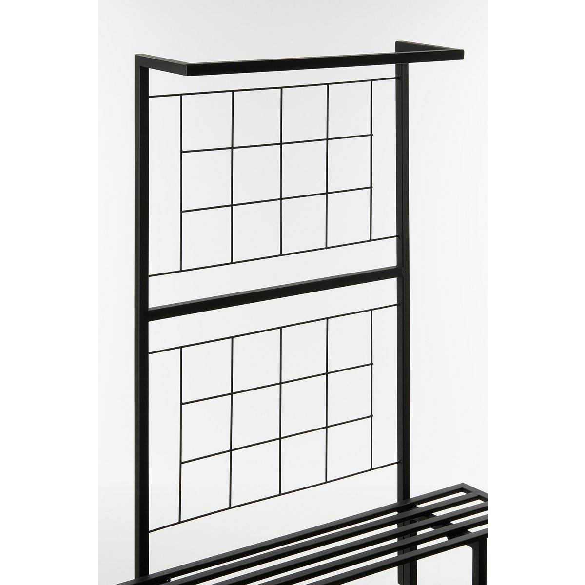 Greenrax Plant Stand - L90 x W44 x H190 cm - Metal - Black