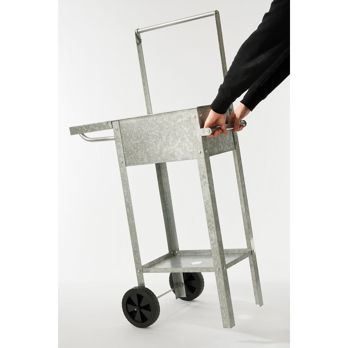 Ken Grow Table - L70 x W38 x H127 cm - Galvanized sheet steel