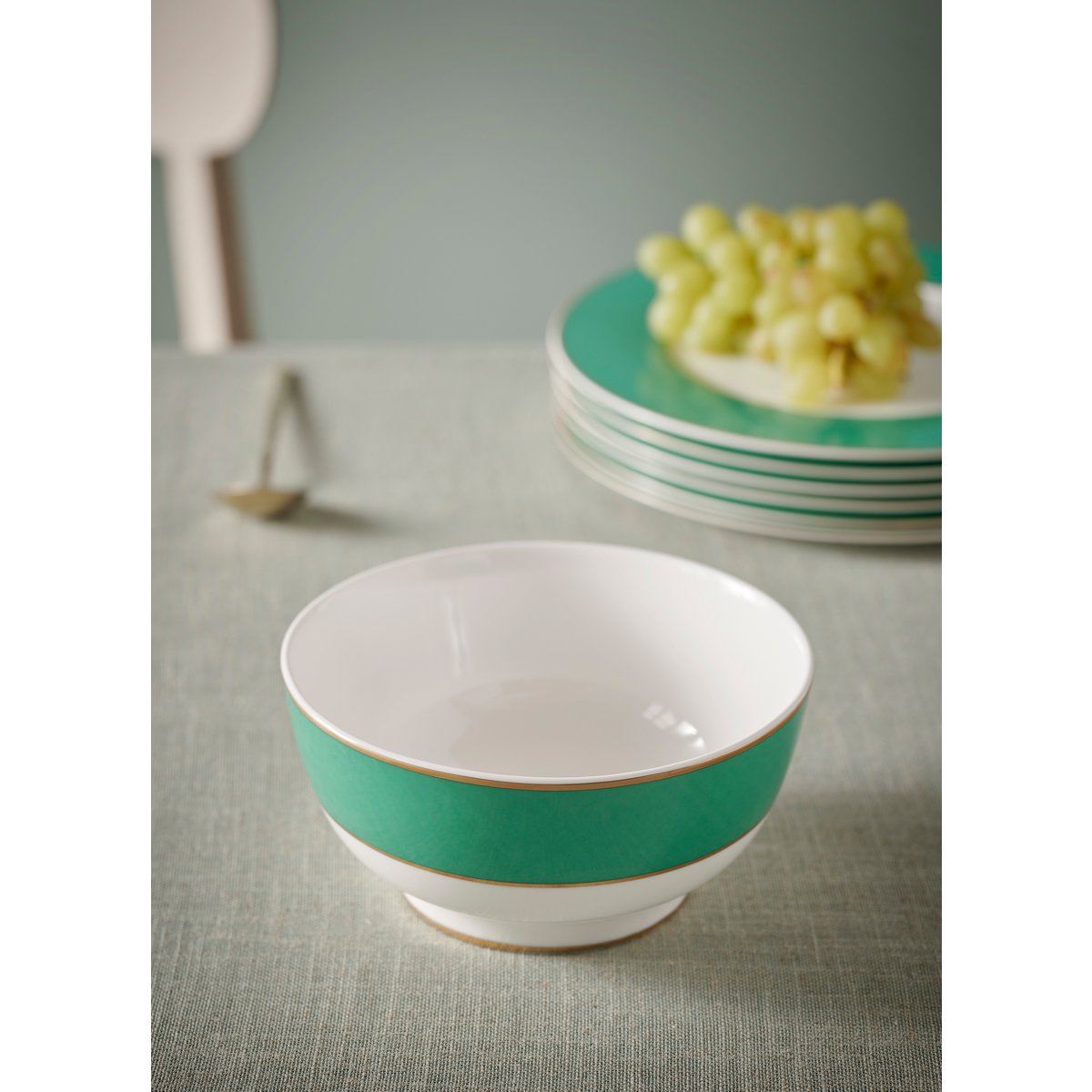 Bowl Pip Chic Gold-Green 20.5cm