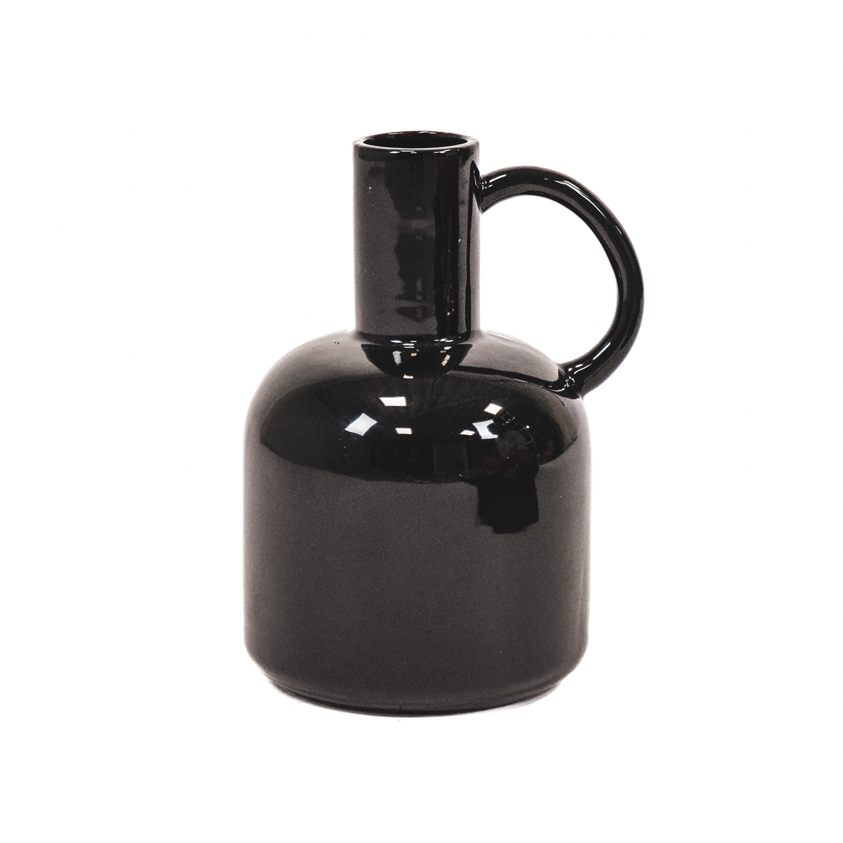 Housevitamin Jar vase - Black - 16x14x21.5cm