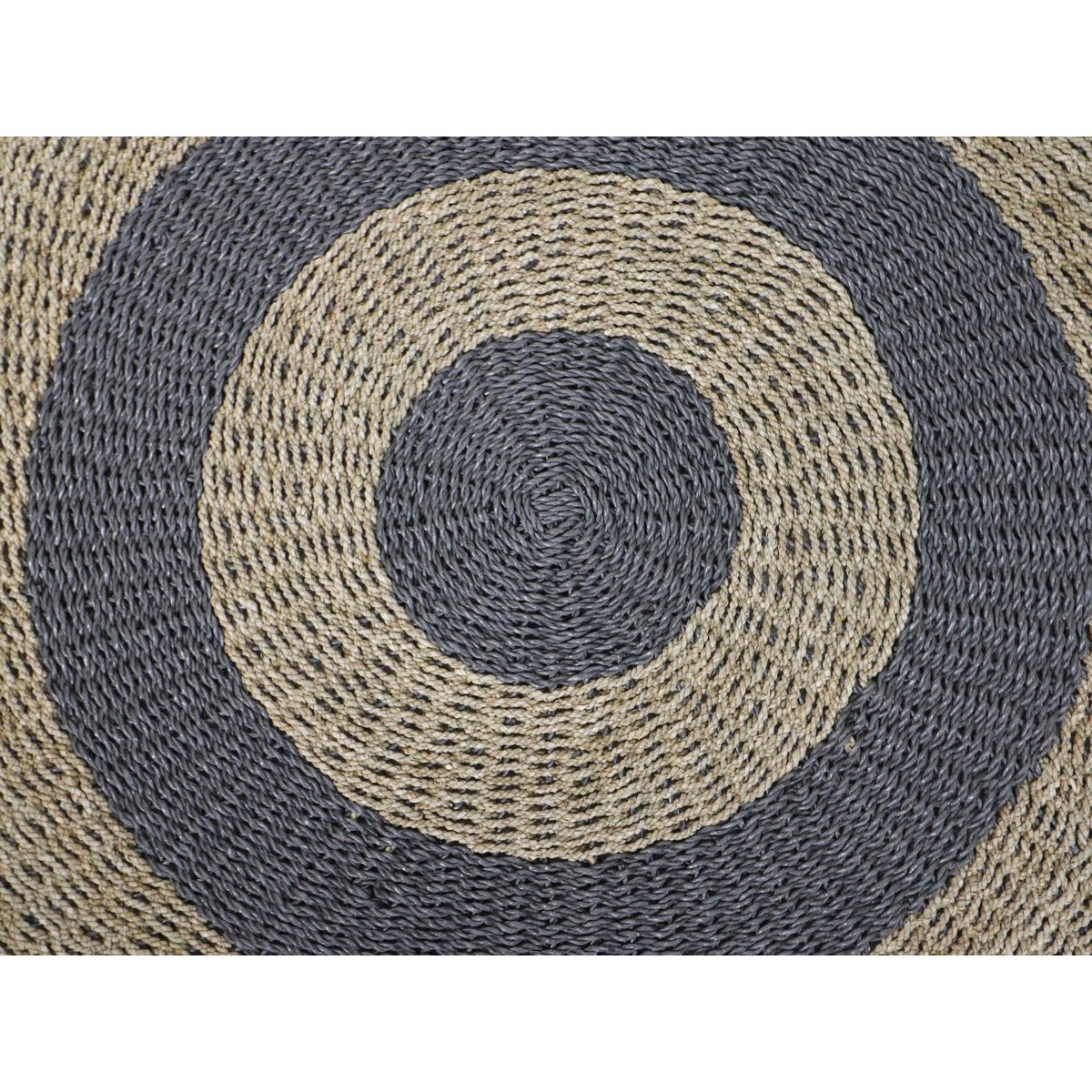 Rug - ø120 - Raffia/seagrass - Natural/Grey