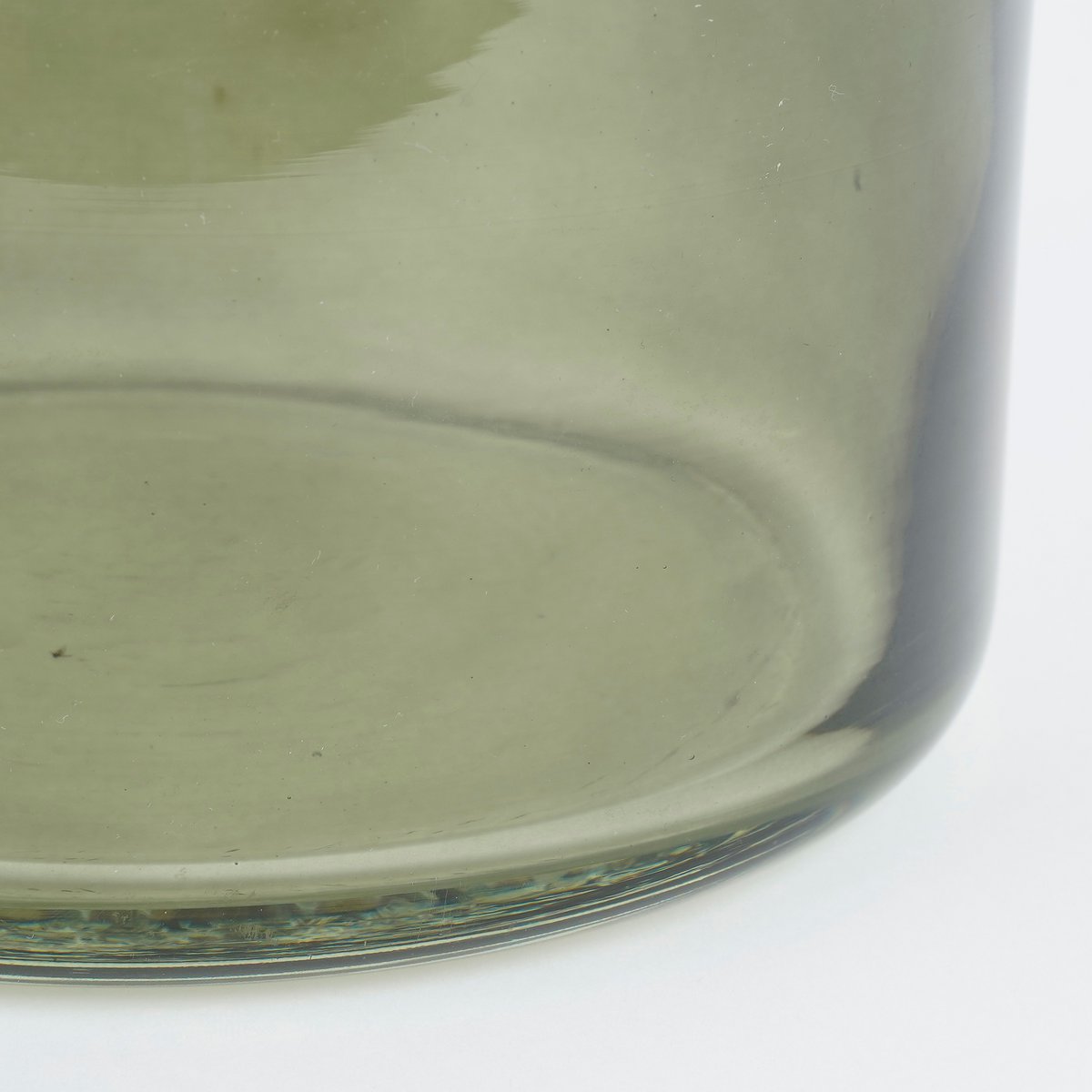 Regal Bottle Vase - H22 x Ø20 cm - Glass - Green