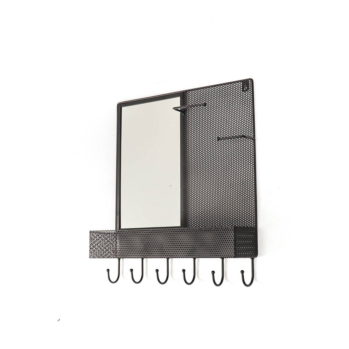 Housevitamin Mirror metal - Black - 40x10x46cm