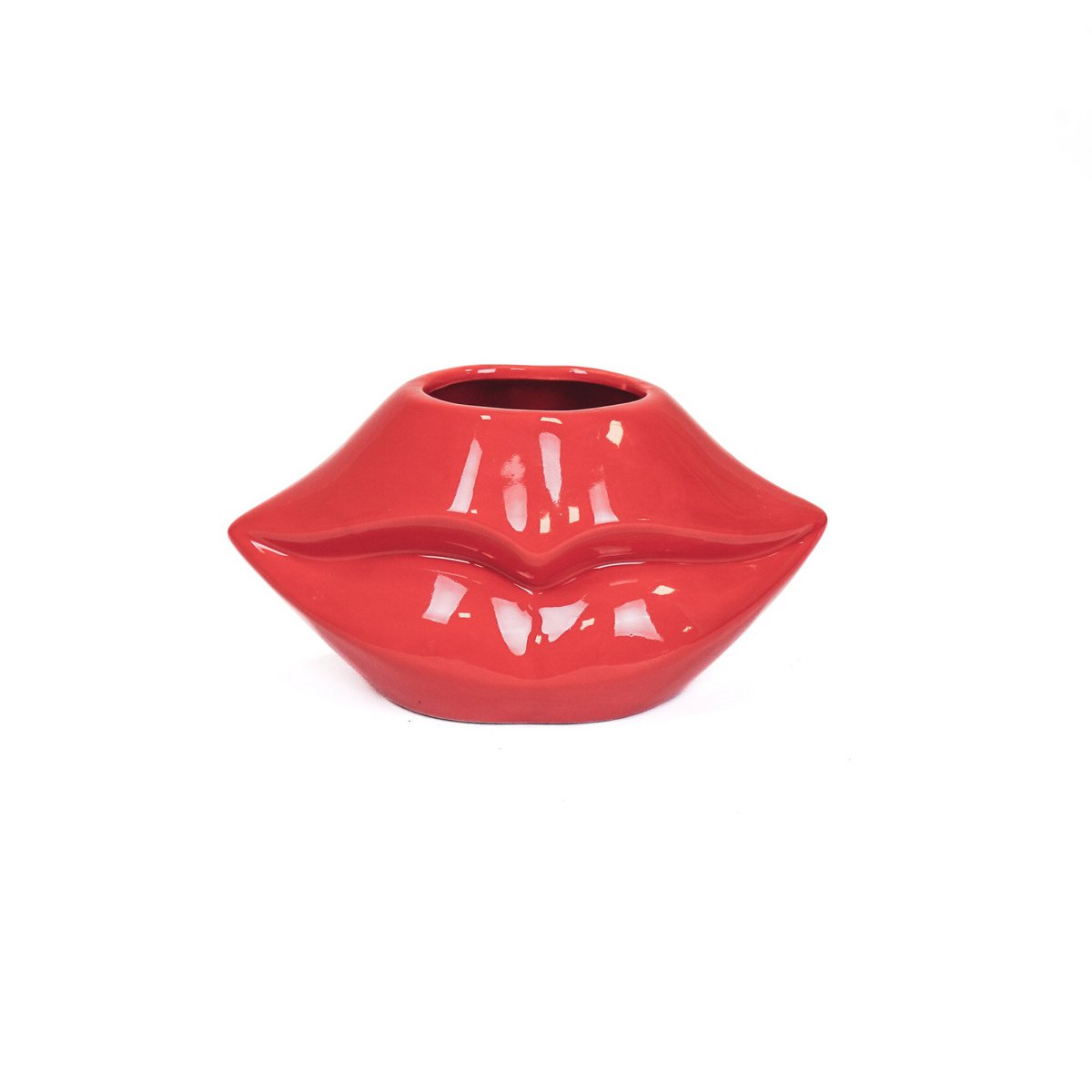 Housevitamin Lips Don't Lie Pot - Rood- 21x19x11cm