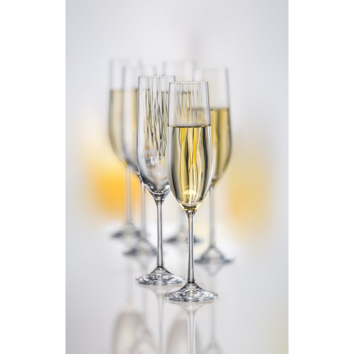 WATERVAL CHAMPAGNE FLUIT-SET VAN 6