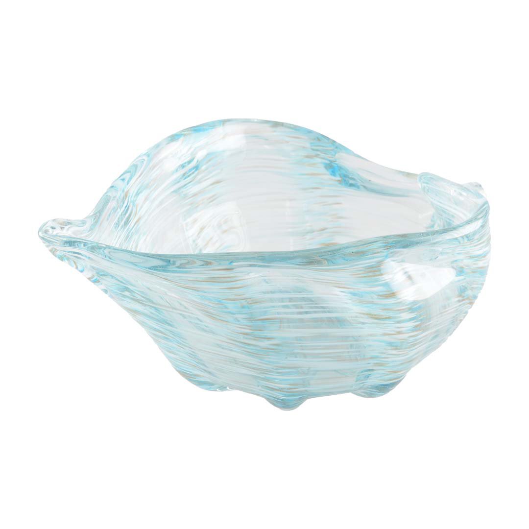 BLAUWE SHELL OCEAANKOP 29X17,5X9,5CM