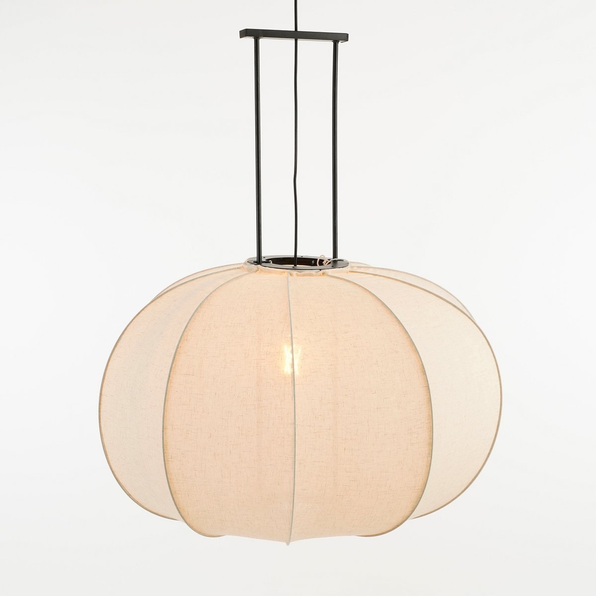 Pego Hanging Lamp - H94 x Ø83 cm - Linen - Off White