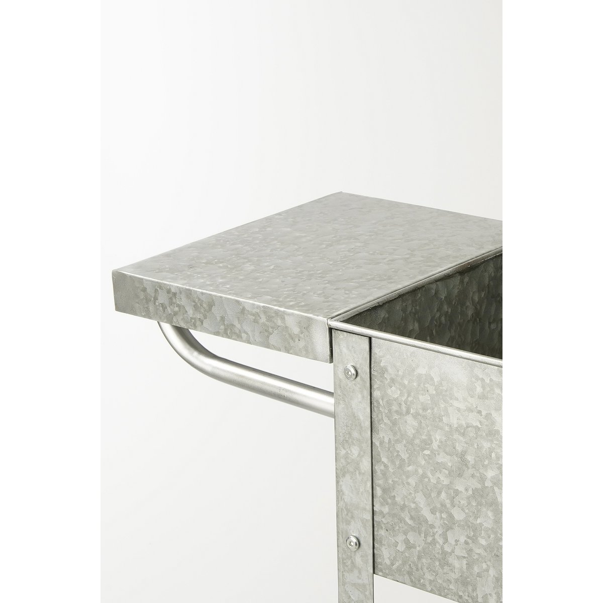 Ken Grow Table - L70 x W38 x H127 cm - Galvanized sheet steel