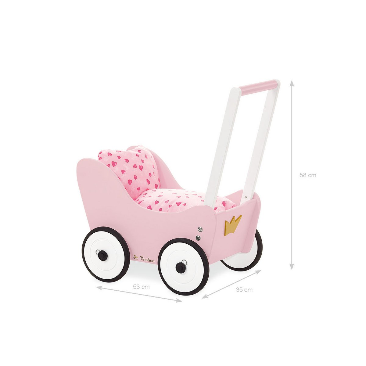 Poppenwagen 'Prinzessin Lea'