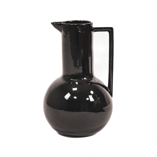 Jug vase - Black - 17.5x17.5x27.5cm