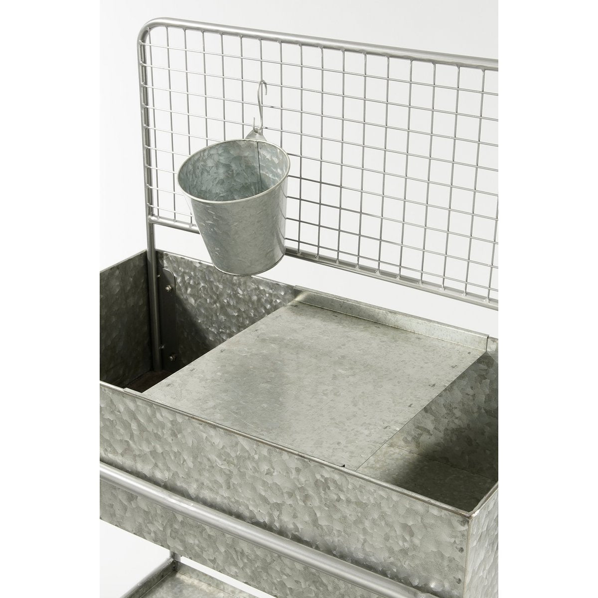 Ken Grow Table - L77 x W38 x H119 - Galvanized sheet steel