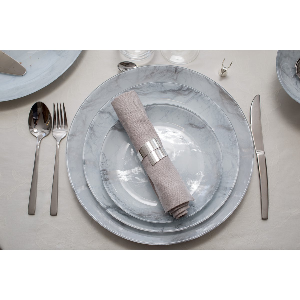 MARBLE DINNER PLATE