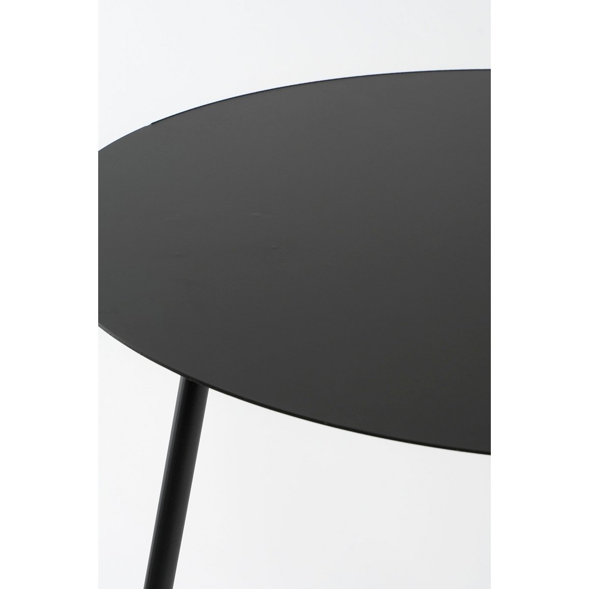 Pontus Side table - Set of 2 - H45 x Ø55 cm - Metal - Black