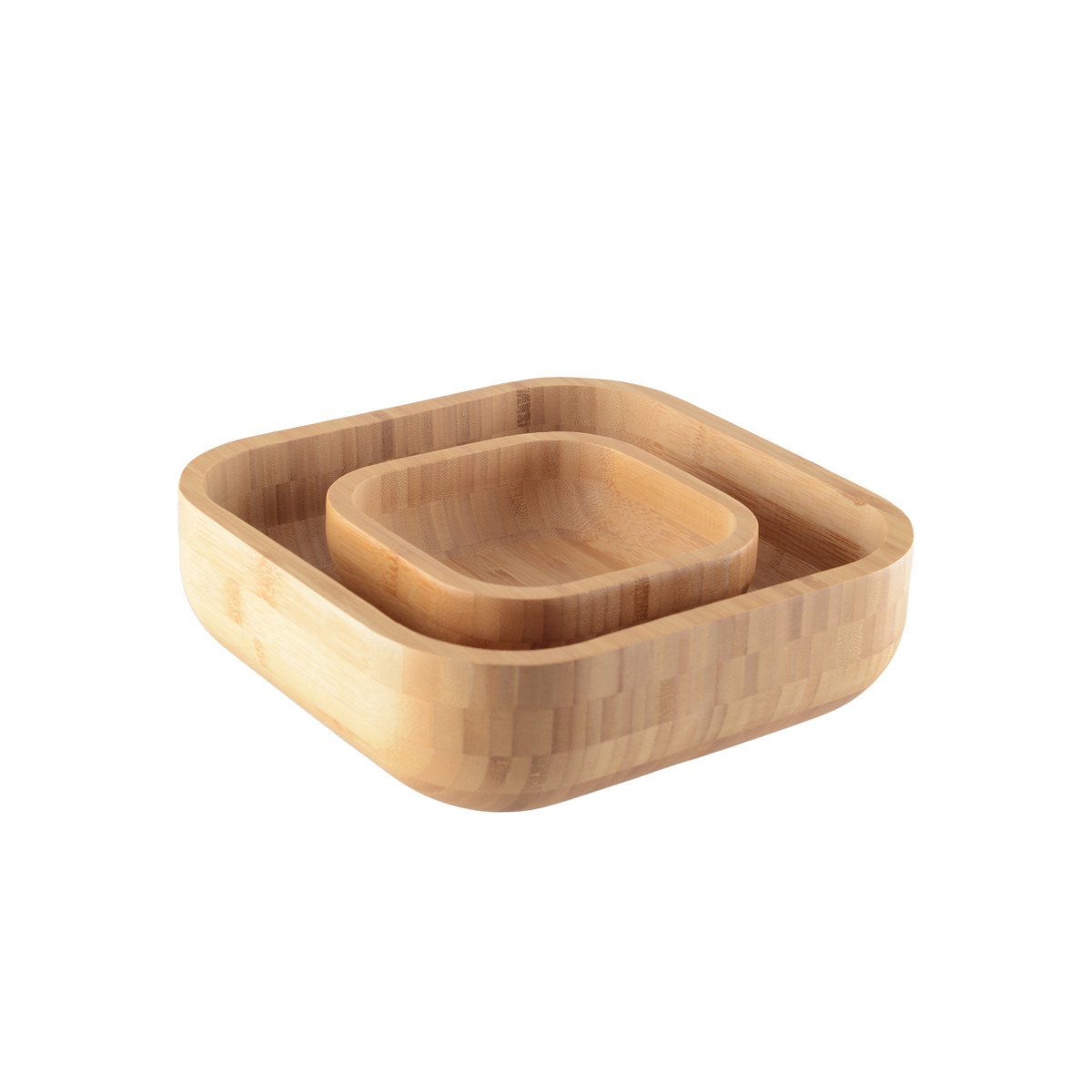 SALAD BOWL WITH WOODEN BOWL