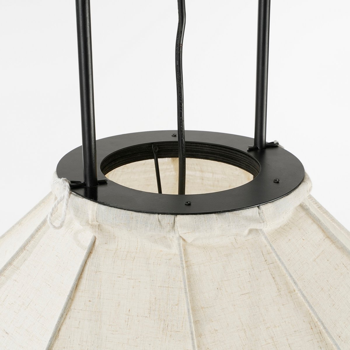 Pego Hanging Lamp - H94 x Ø70 cm - Linen - Off White