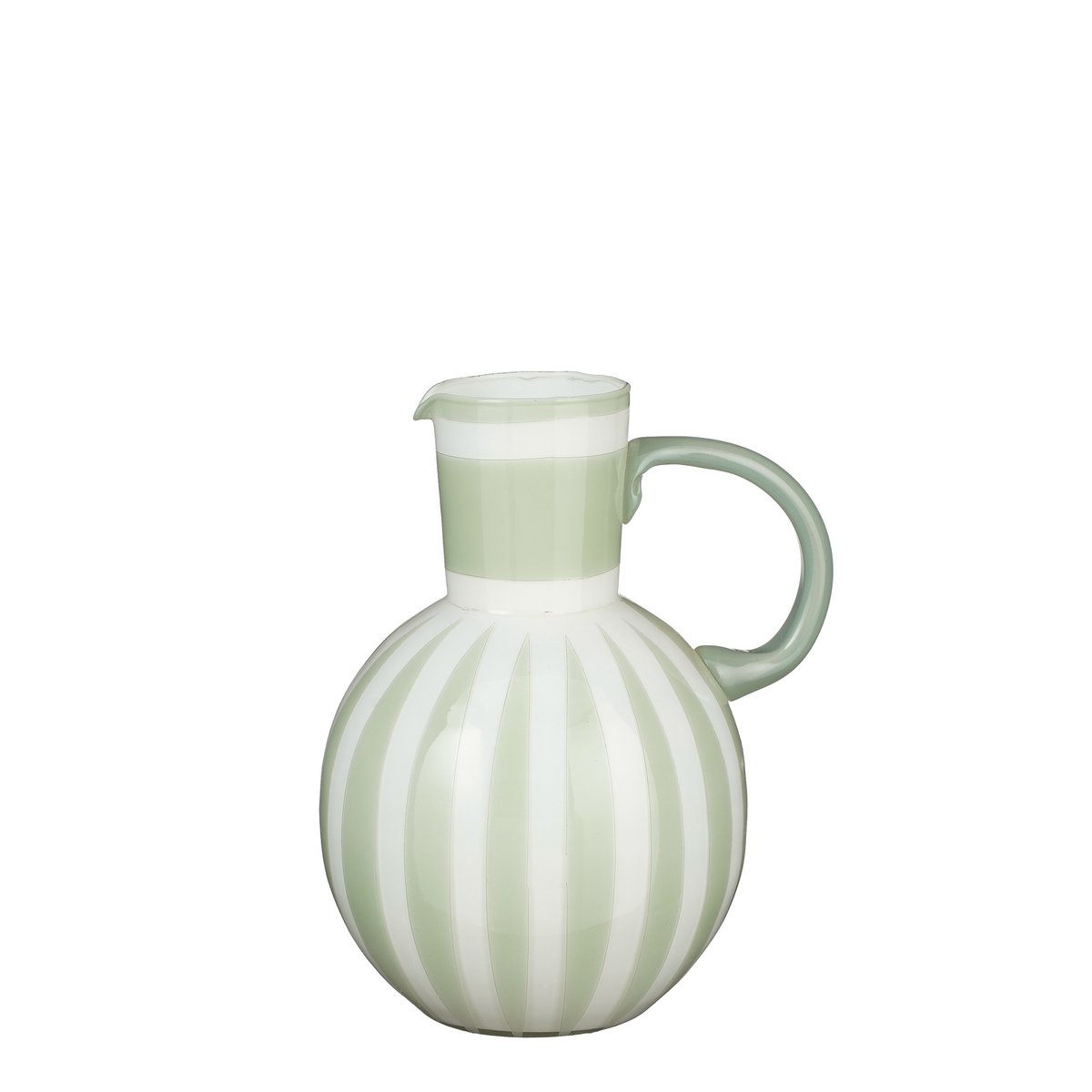 Bazaar Vase - H21 x Ø18 cm - Glass - Light green