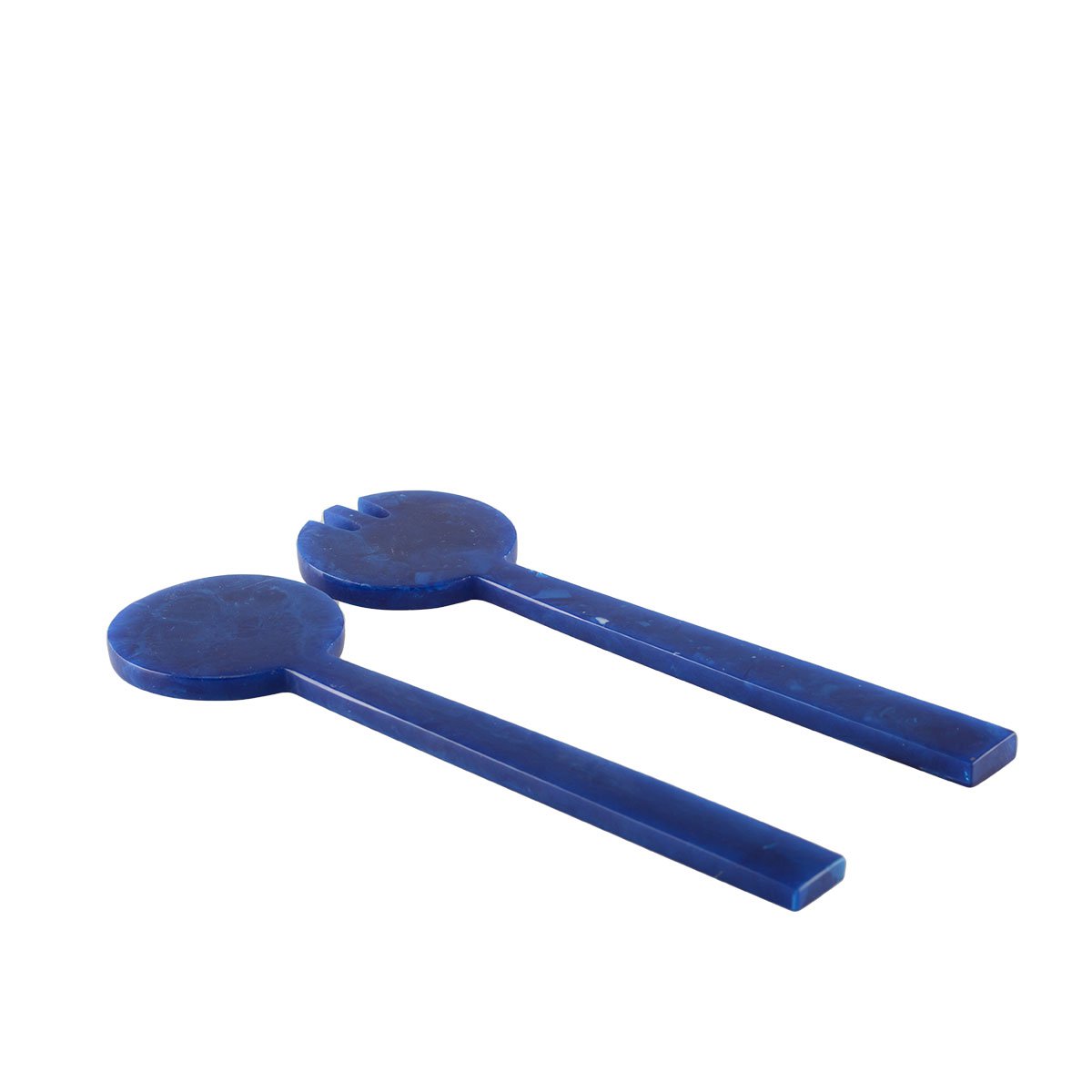 DARK BLUE RESIN SALAD SERVERS