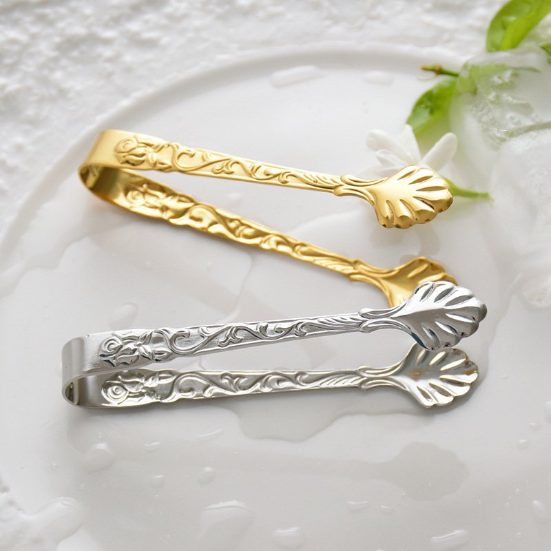 SILVER SUGAR TONGS