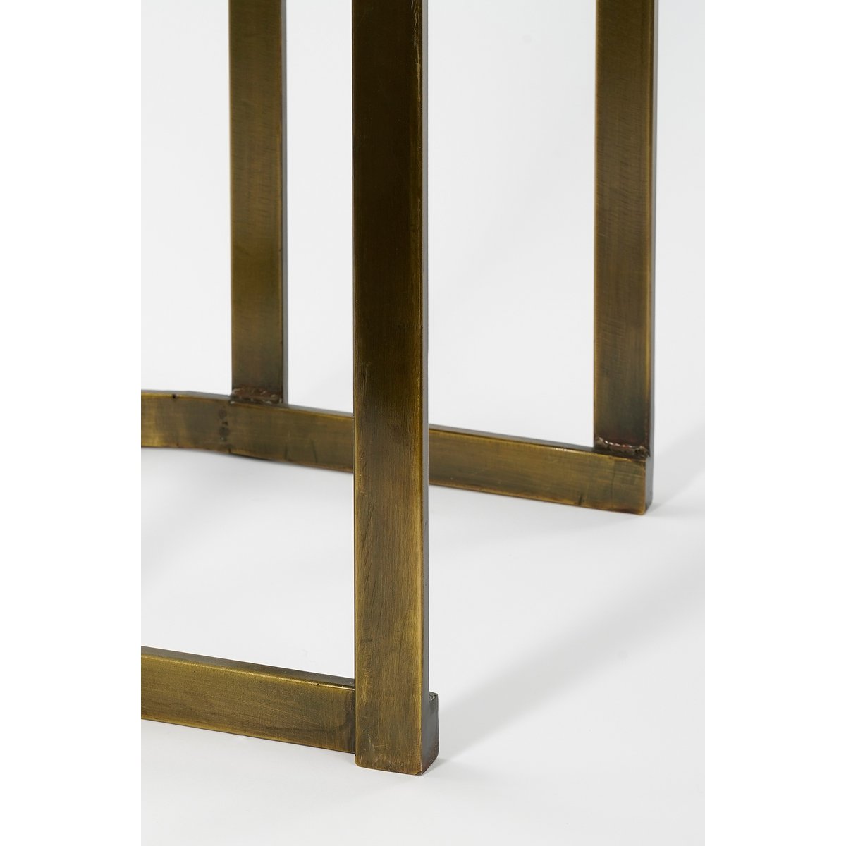 Kevin Side table - Set of 2 - L54 x W34 x H56 cm - Metal - Gold