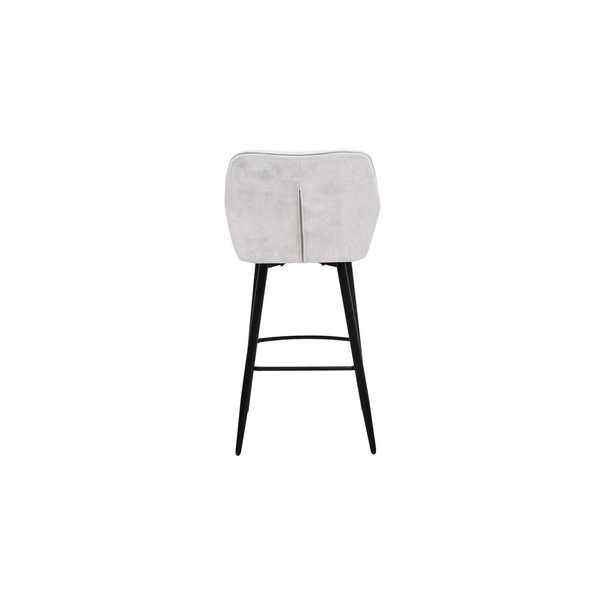 Bar stool Liverpool - Set of 2 - 56x61x107 - Velvet/metal - Beige