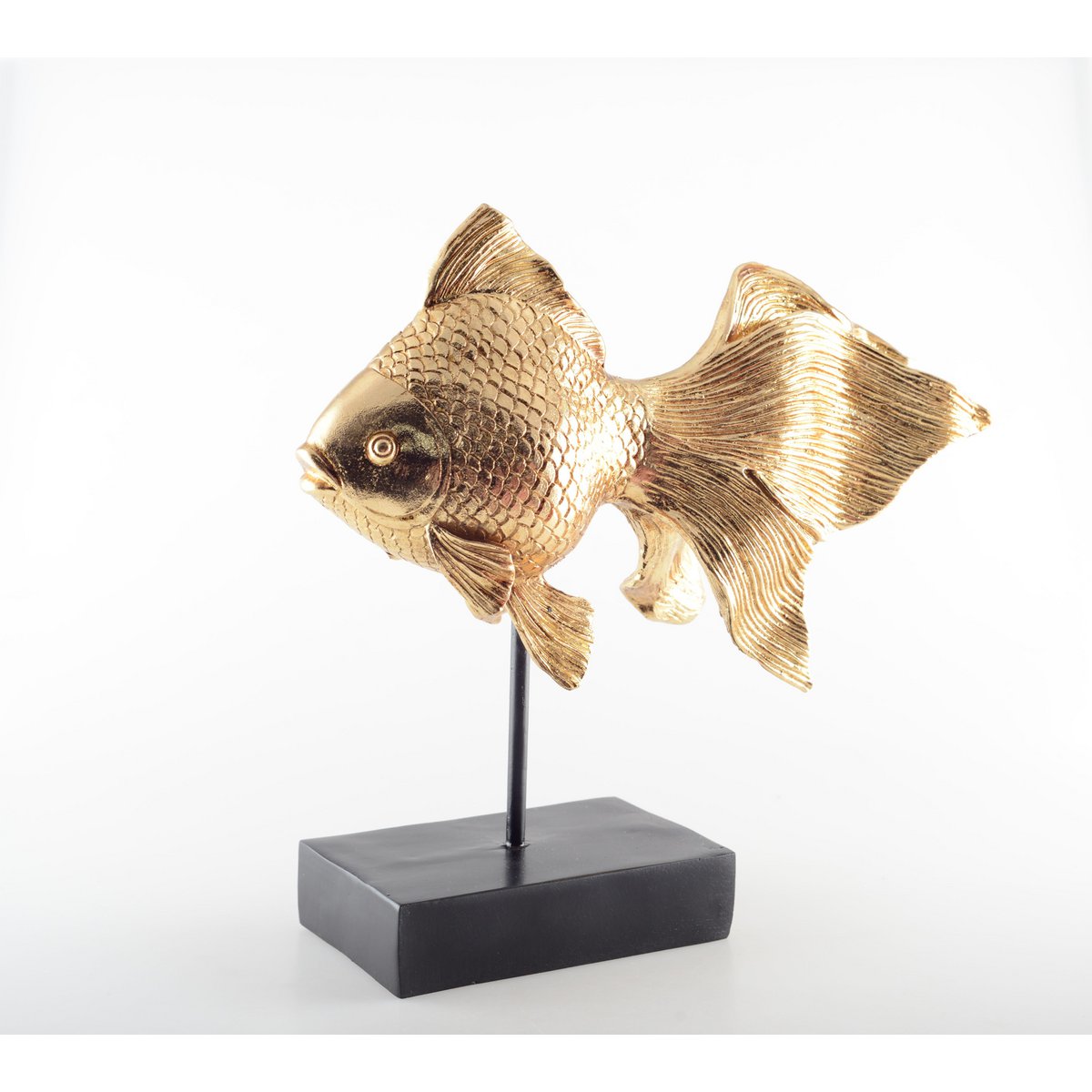 GOLDEN FISH ON DISPLAY 30.5X11.5X30.5CM