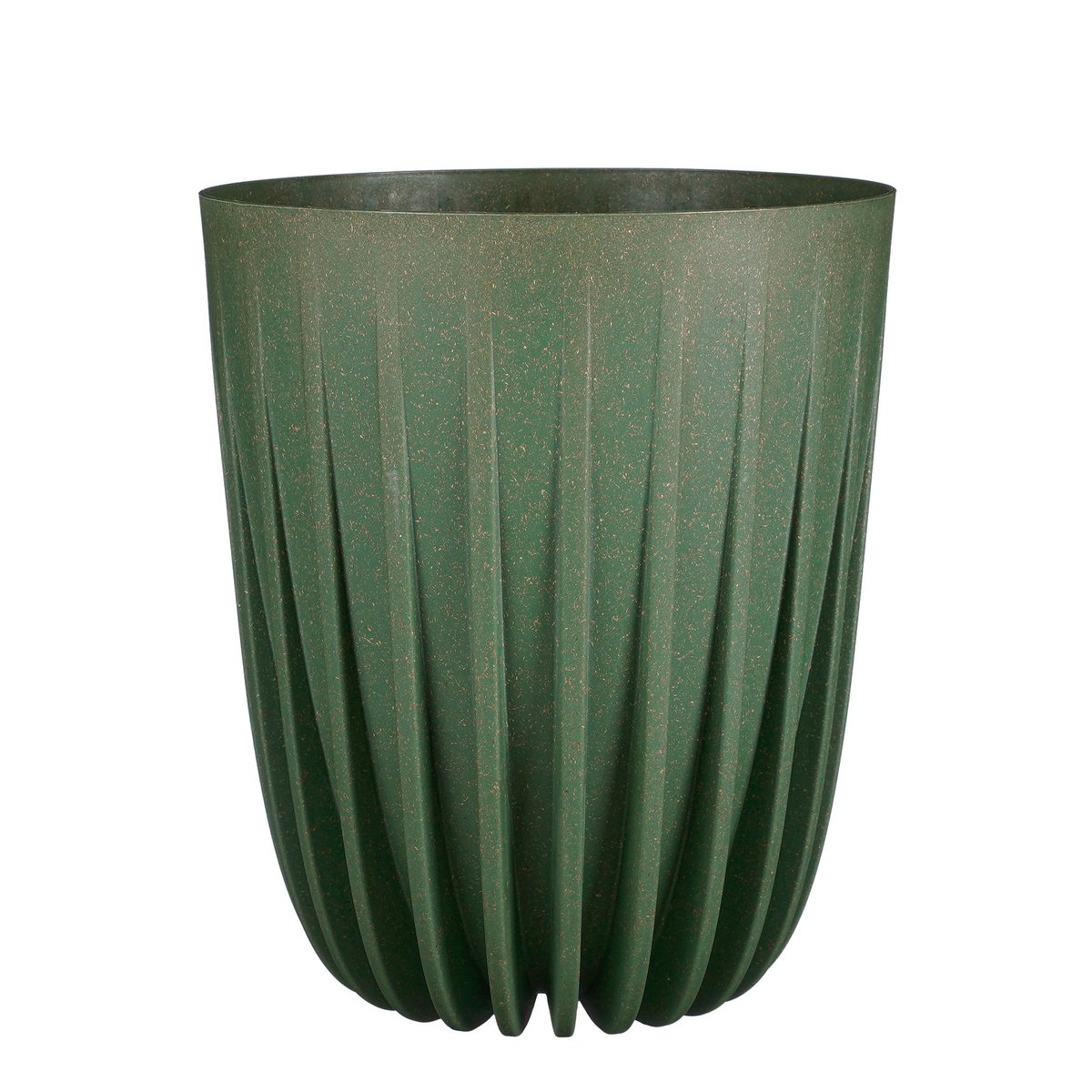 Lungo Flowerpot - H36 x Ø30 cm - Polypropylene - FSC Mix - Green