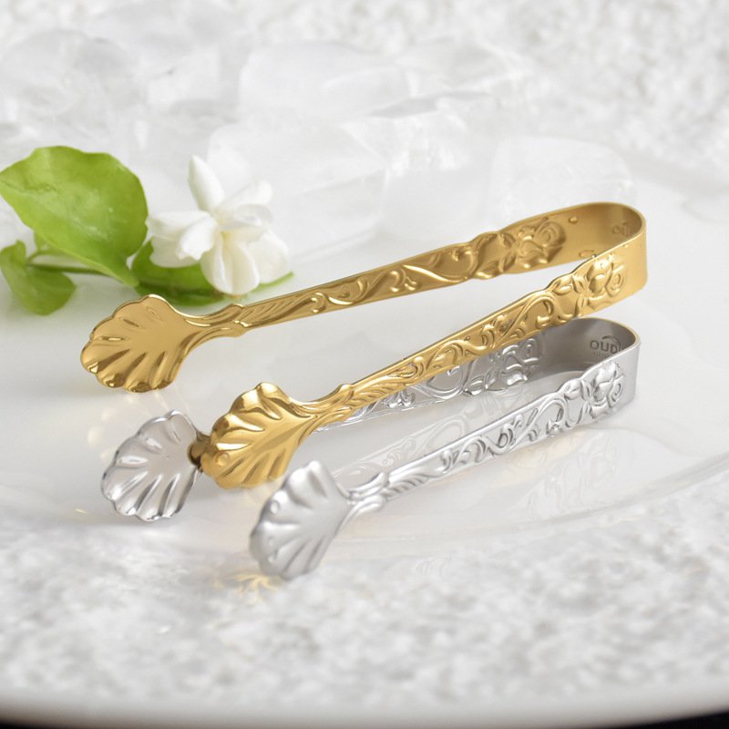 SILVER SUGAR TONGS