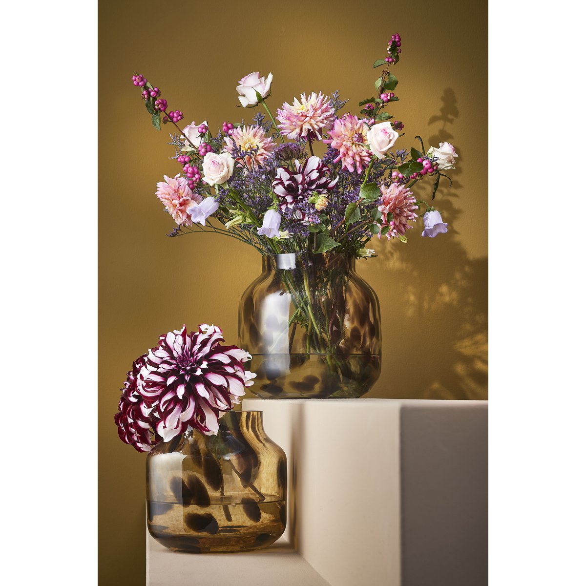 Pantera Vase - H27 x Ø26 cm - Brown