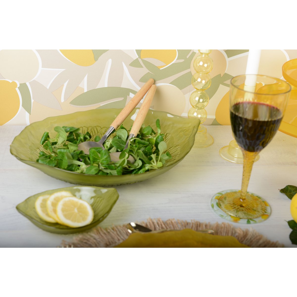 GREEN SALAD BOWL - LEMON