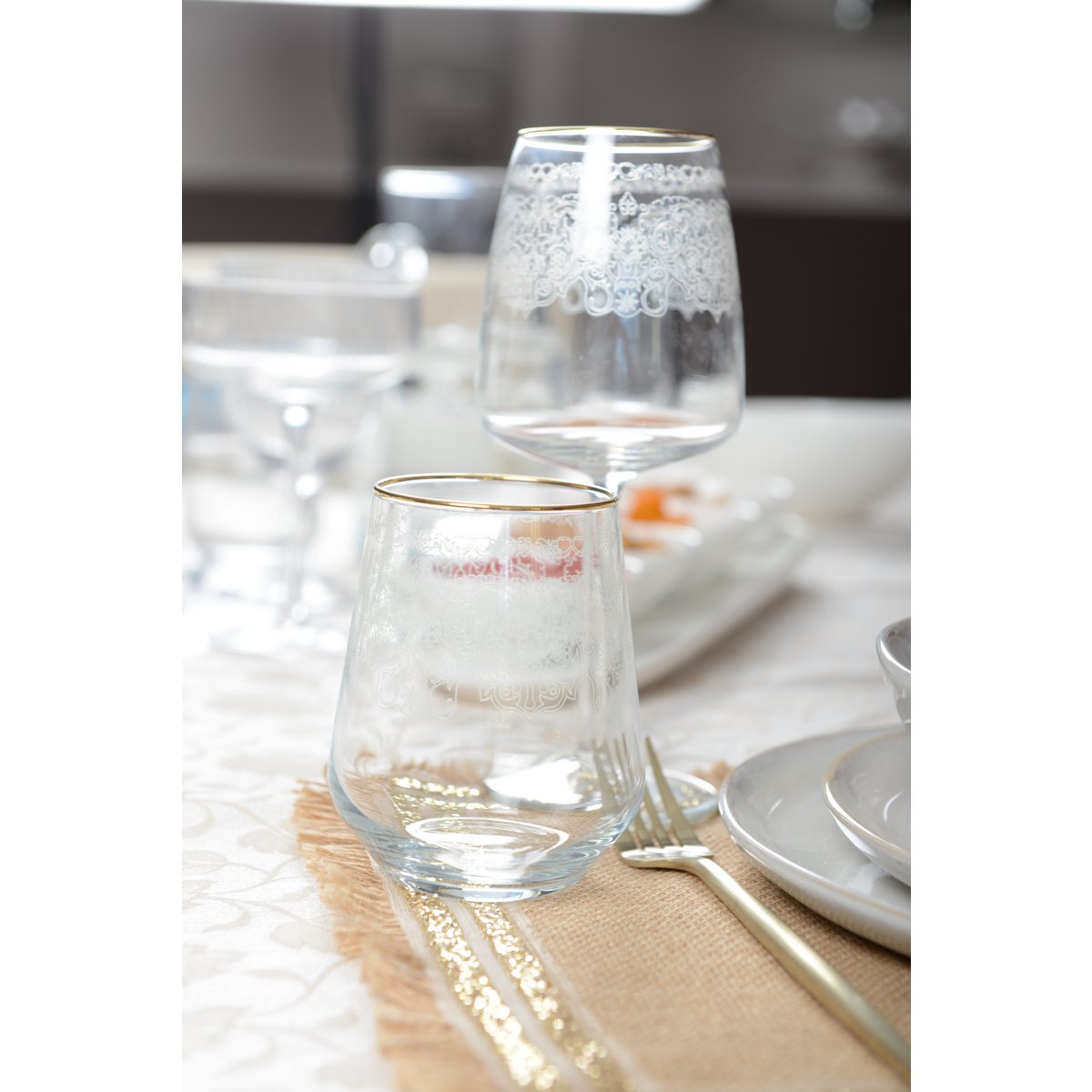 ARABESQUE WATER GLASSES - SET OF 6