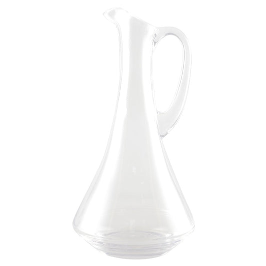 GLASS CARAFE WITH HANDLE 17X31CM