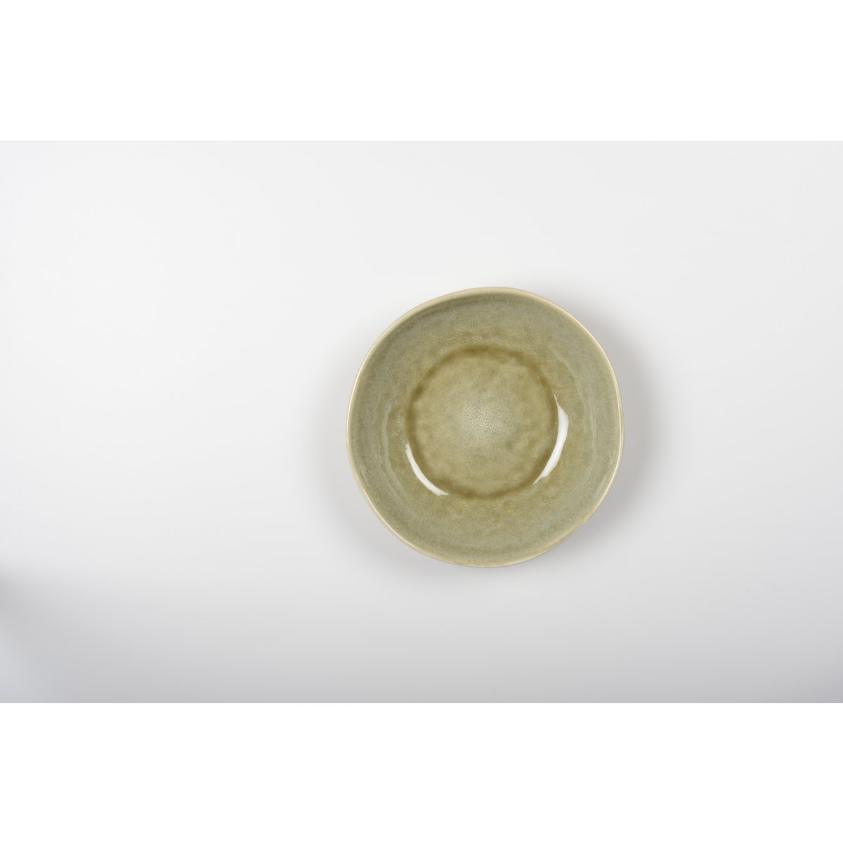 GREEN SOUP PLATE 18.8CM