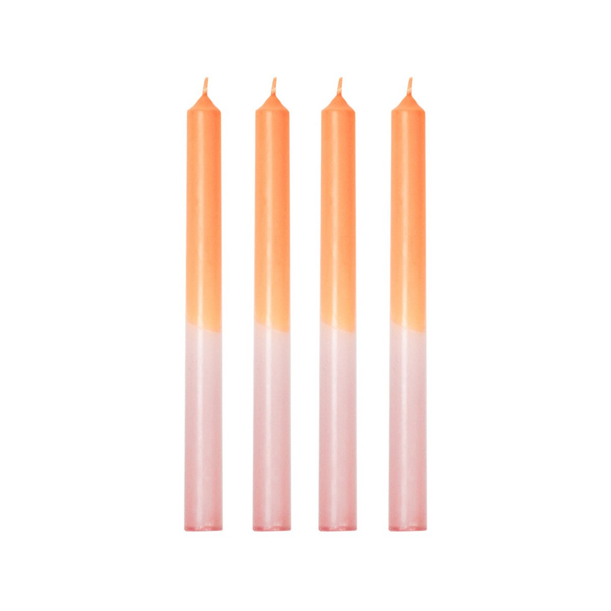 HV Dipdye 4 Tapers - Orange/Light Pink - 25.8x9.5x2.5cm