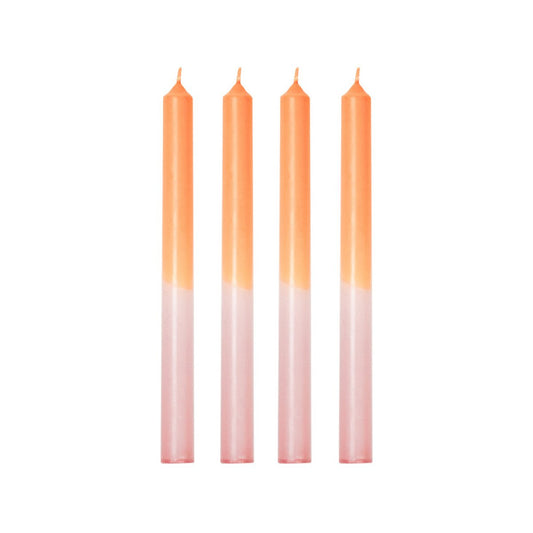 HV Dipdye 4 Tapers - Orange/Light Pink - 25.8x9.5x2.5cm