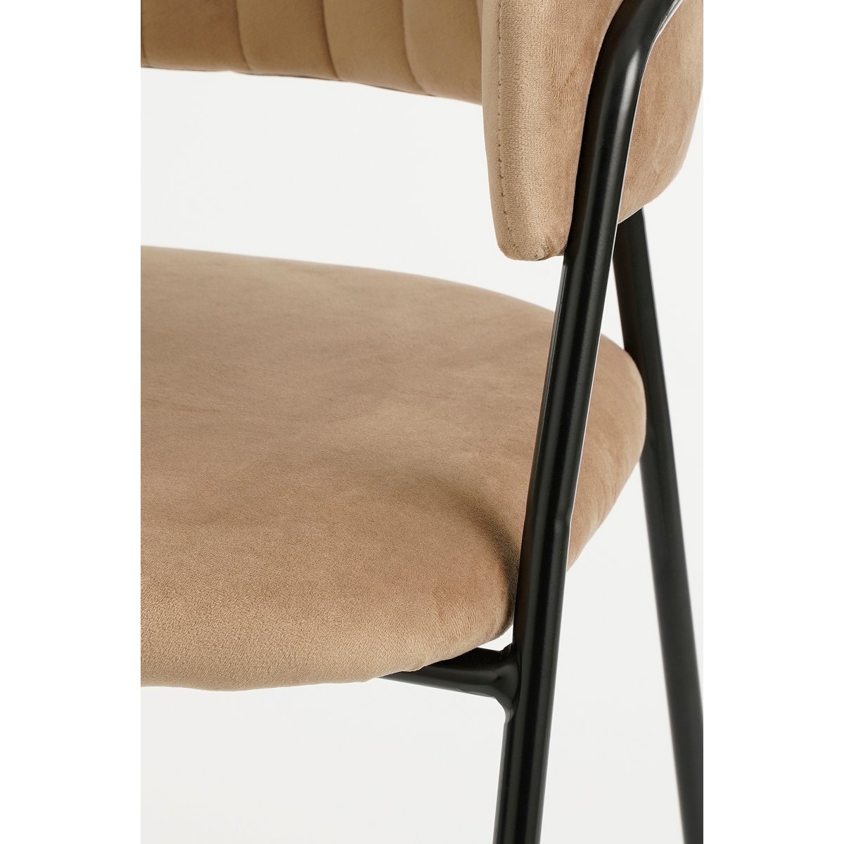 Moony Dining room chair - Velvet - Beige