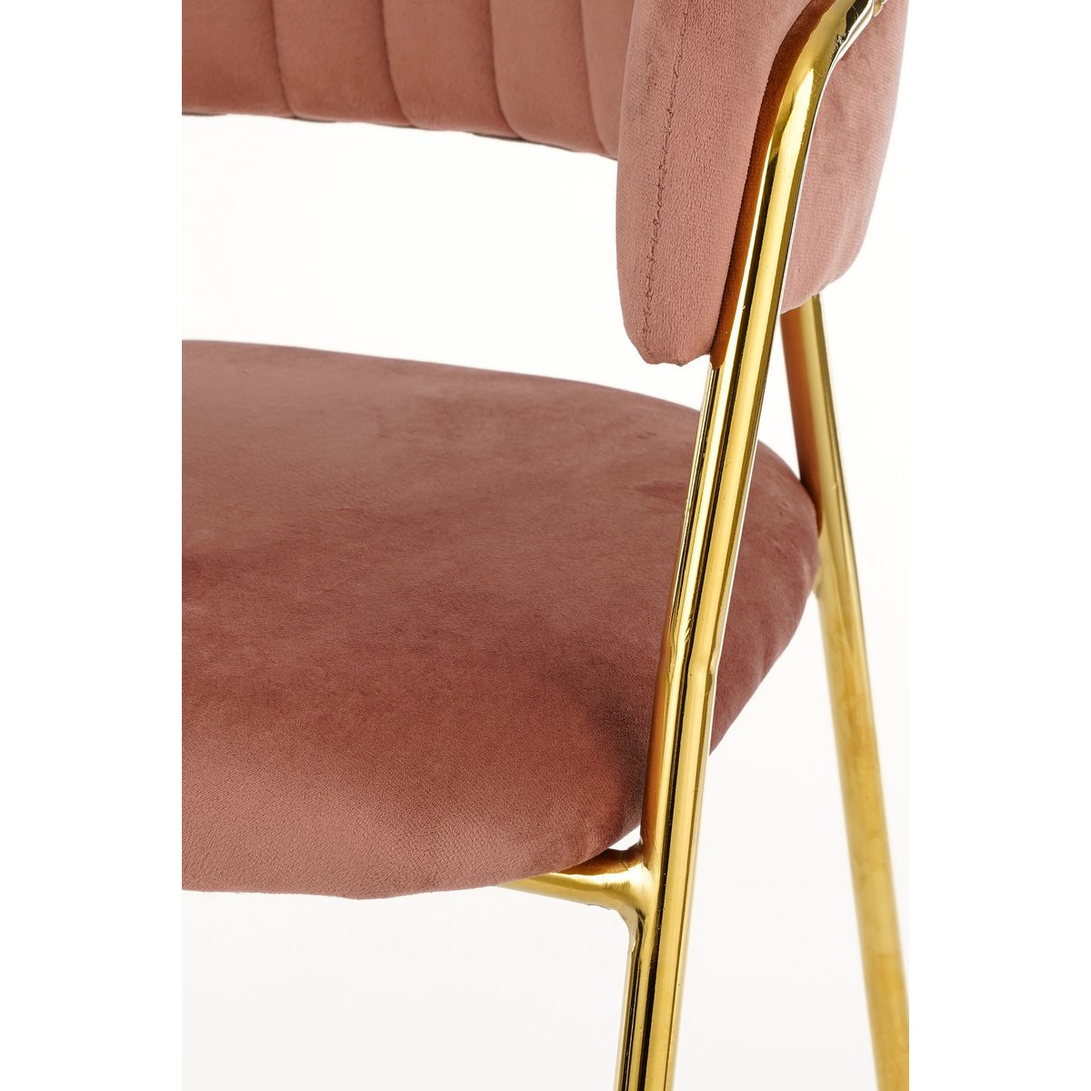 Moony Dining Room Chair - Velvet - Pink