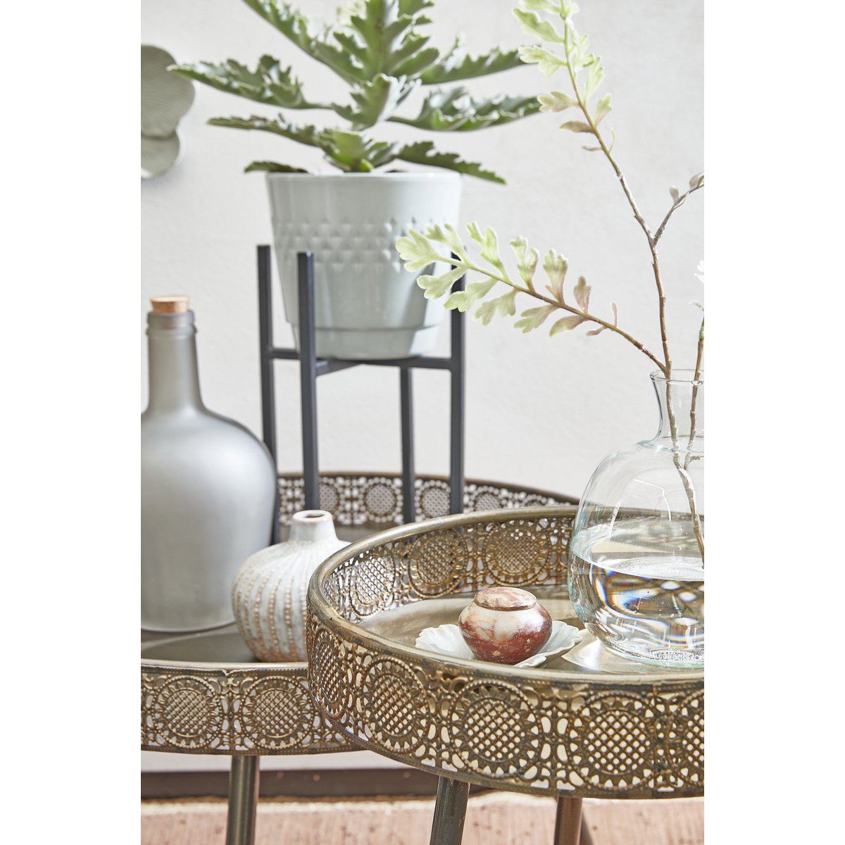 Lagoon Coffee Table - H46 x Ø70 cm - Metal - Bronze