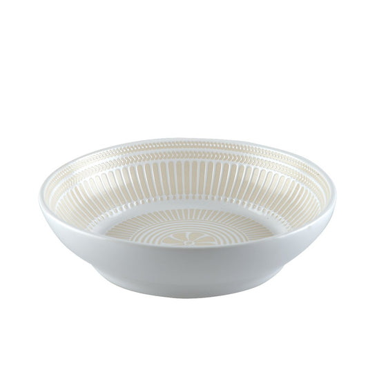 WHITE SOUP PLATE 20CM