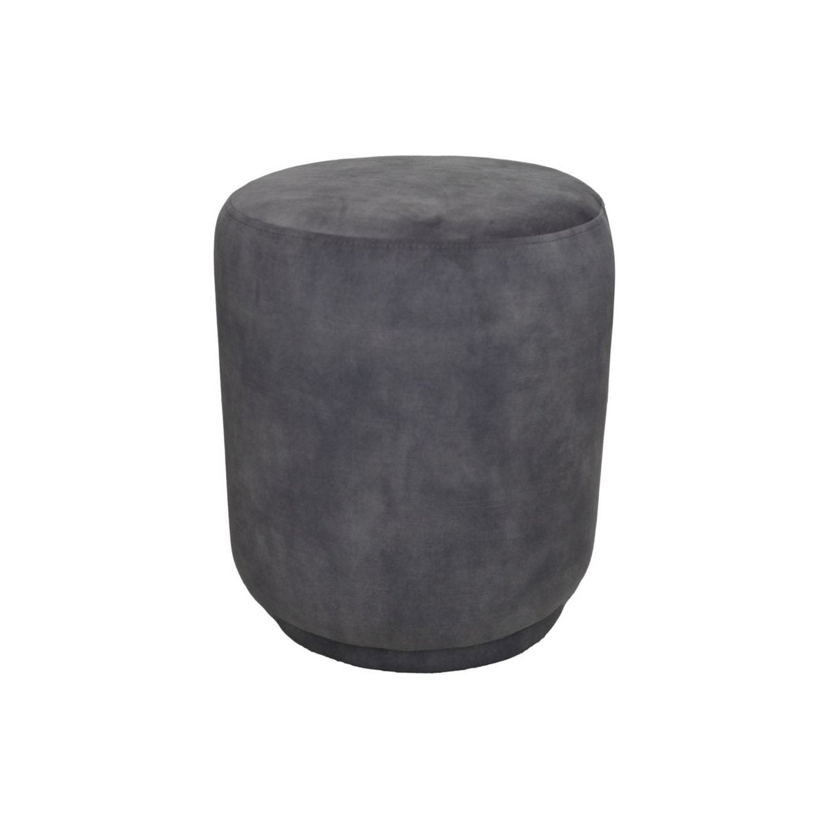 Pouf Otto - 37x37x44 - Dolphin gray - adore 180 - Velvet