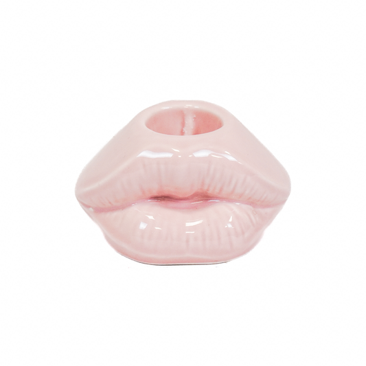 Housevitamin Lips Don't Lie Candlestick - Light Pink - 7x5.5x4cm