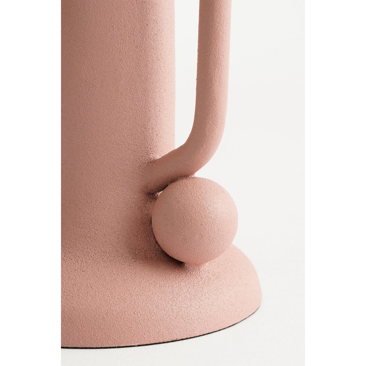 Ula Candlestick - H12 x Ø8 cm - Metal - Pink