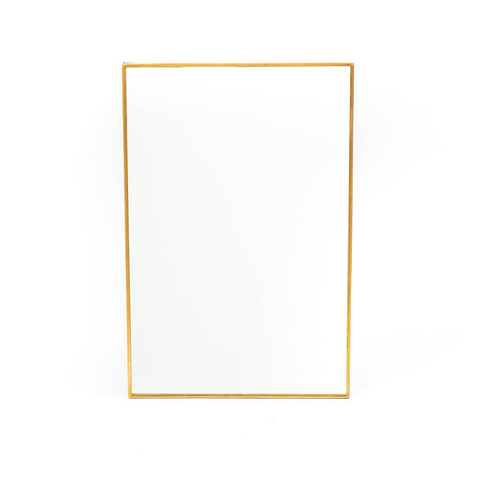 Housevitamin Rectangular Mirror Brass - Gold - 30x20x1cm