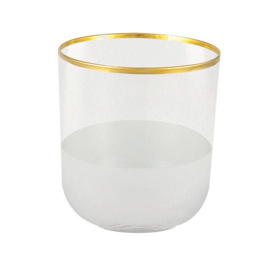 NISH GOLD EDGE LOW WATER GLAZEN - SET VAN 6