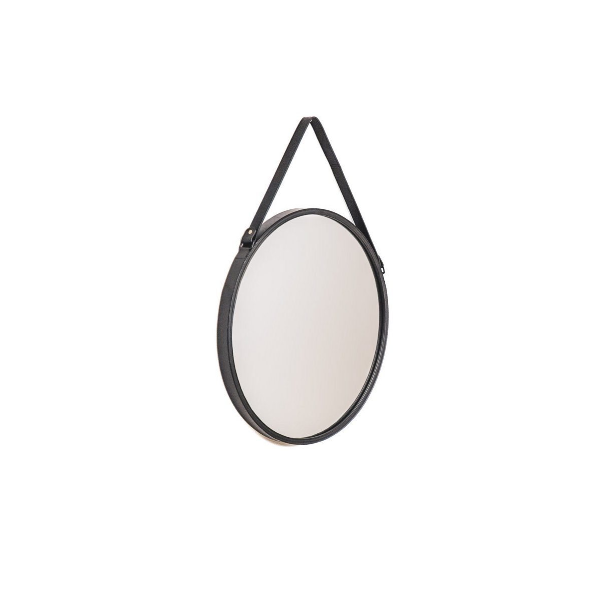 HV Round Mirror Metal - Black - Ø50cm