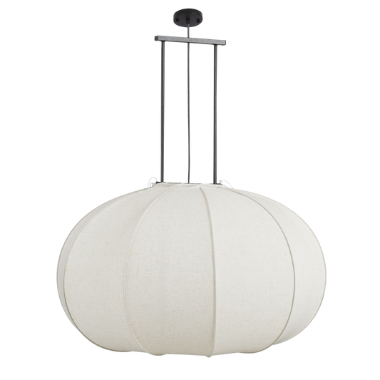 Pego Hanging Lamp - H94 x Ø83 cm - Linen - Off White