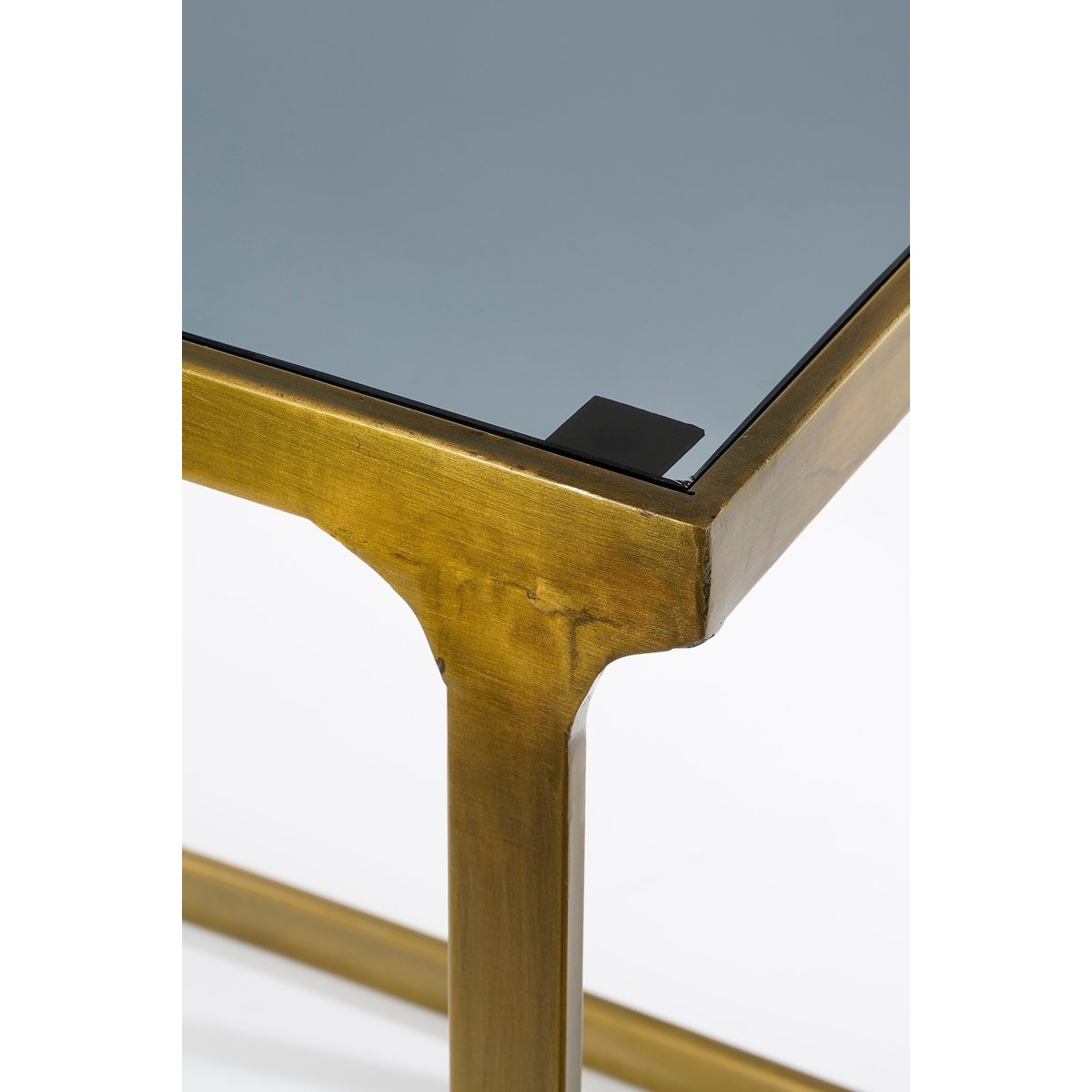 Kevin Side table - Set of 2 - L48 x W37 x H52 cm - Metal - Gold