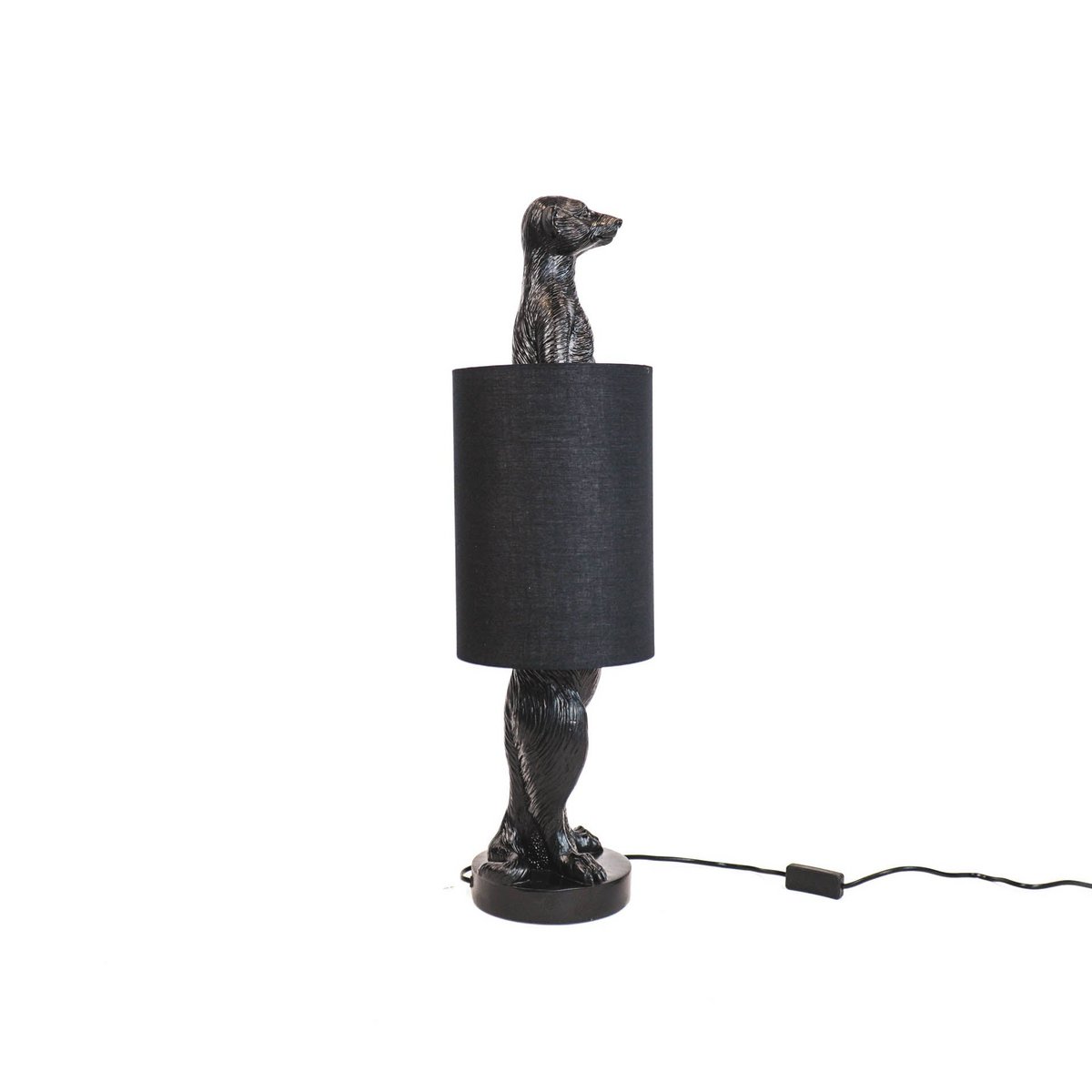 Housevitamin Lamp Meerkat - Black - 20x70x20cm